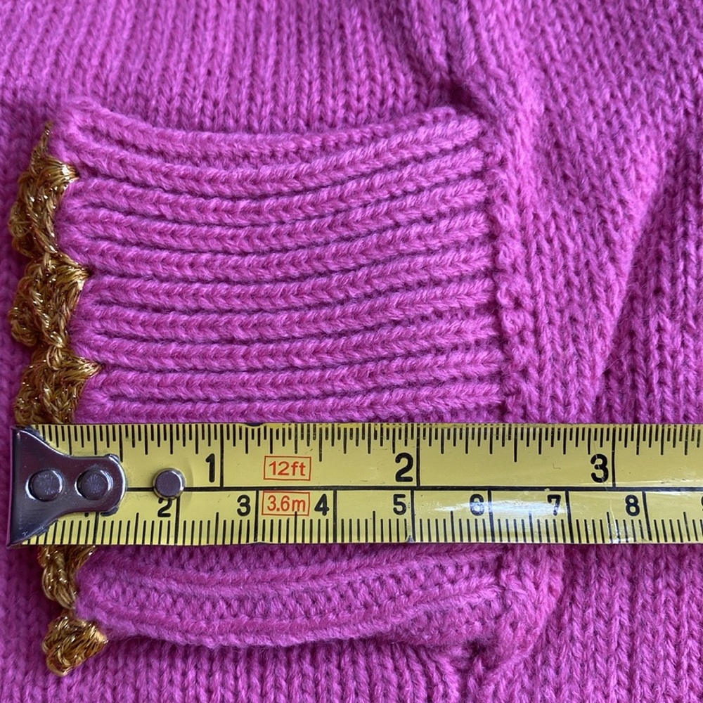 ! Dog Vipoochy Sweaters size S pink with crown mix wool with angora ligh… - Picture 6 of 9